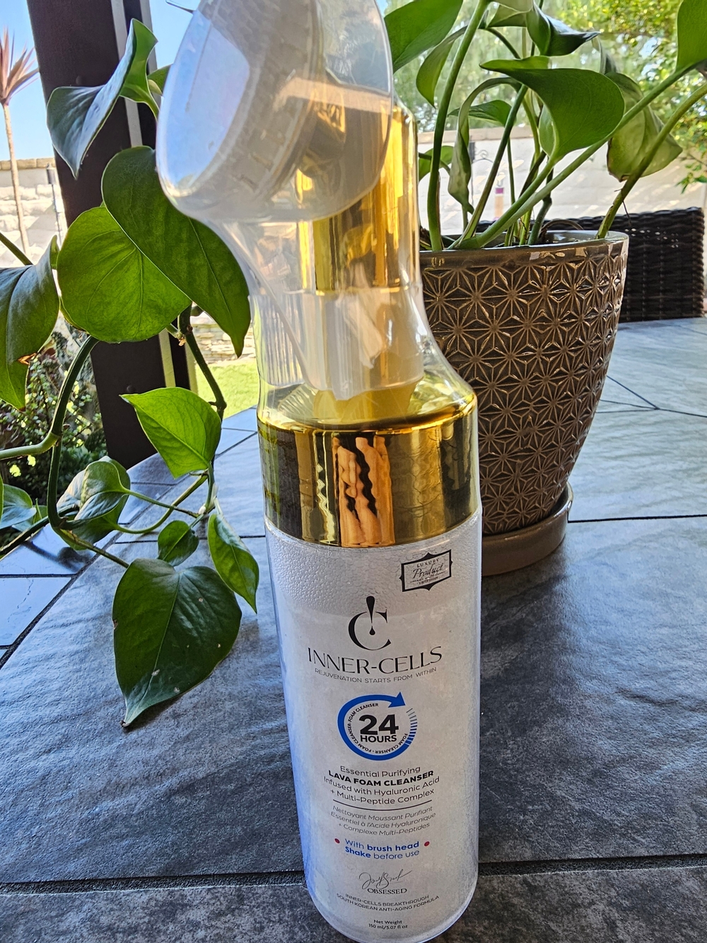 Inner Cells Essential Purifying Peptide Hyaluronic Lava Foam Cleanser